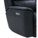 Apollo Leather Power Reclining Loveseat - Black